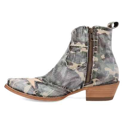 Dan Post Stardust - Women's Denim Cowgirl Booties
