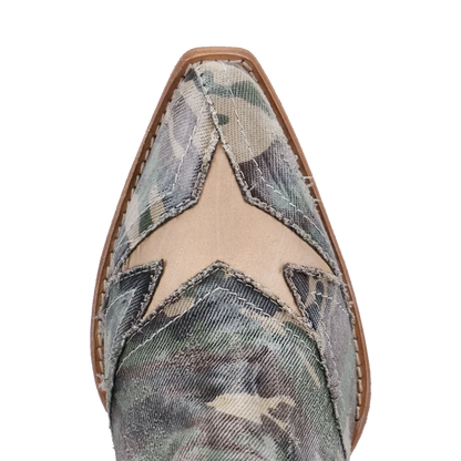 Dan Post Stardust - Women's Denim Cowgirl Booties