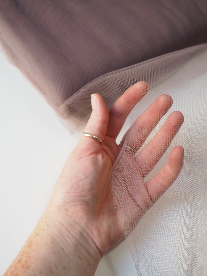 Dark Mauve Tulle