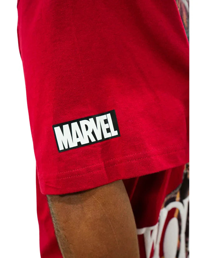 Deadpool x Wolverine - Generational Fury Oversized Red T-Shirt