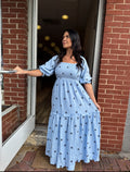 Denim Blue Maxi Dress