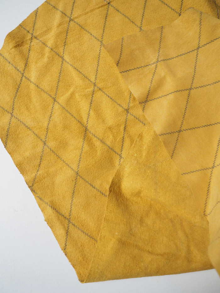 Diamond Yellow Lambskin Suede