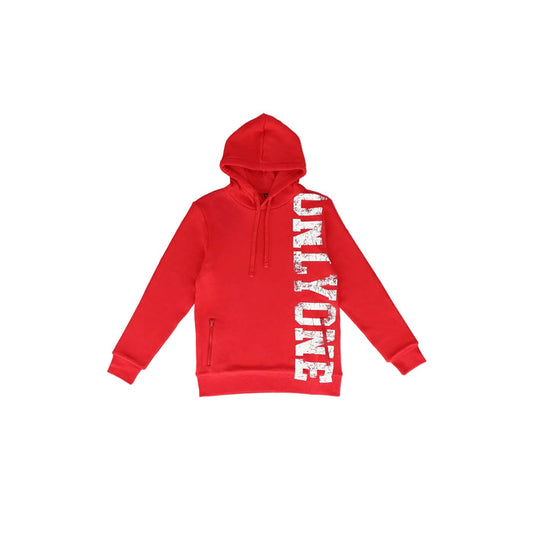 Distressed Printed Pullover Hoodie