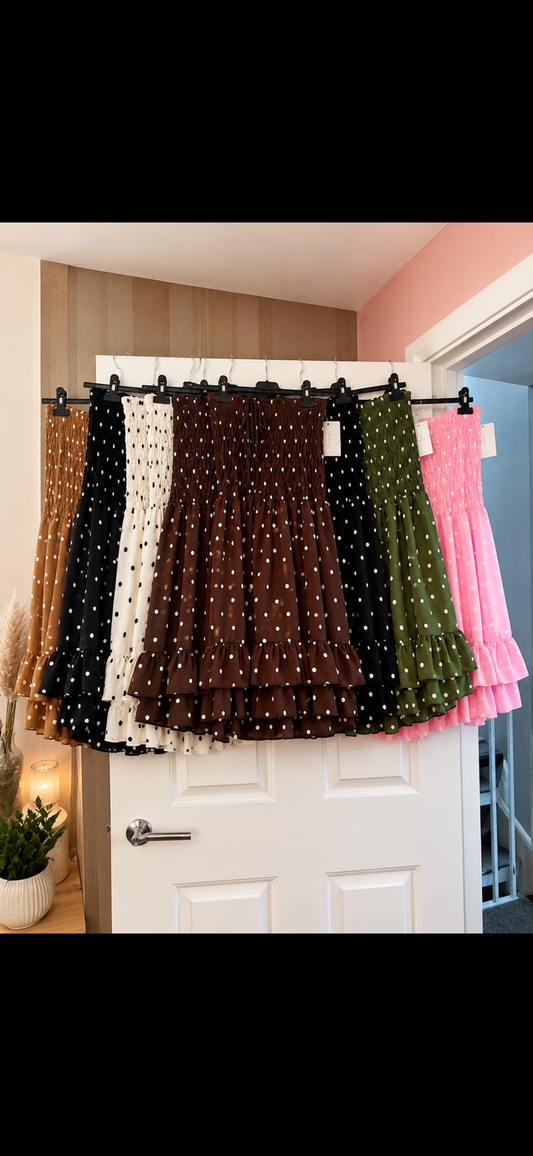 Dotty Plus-Size Skort