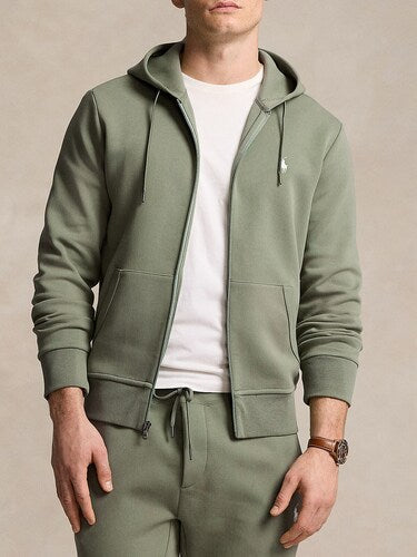 Double-Knit Full-Zip Hoodie Jacket
