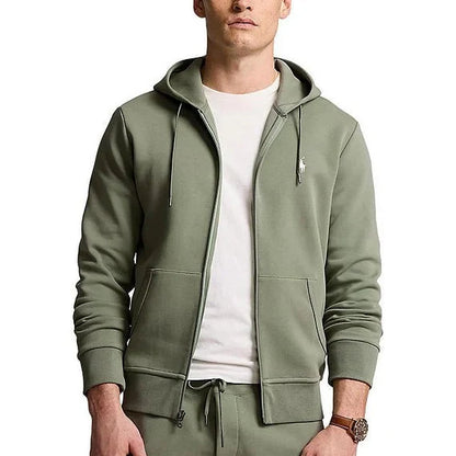 Double-Knit Full-Zip Hoodie Jacket