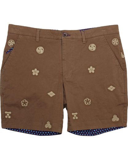 Edward Crest Earth Shorts