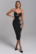 Elenae Black Pearl Mini Dress