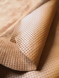 Embossed Tan Basketweave Calfskin