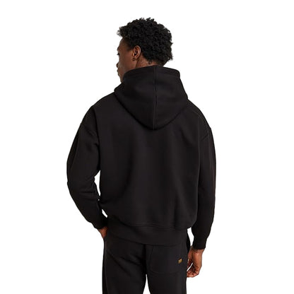 Embro Print Loose Pullover Hoodie