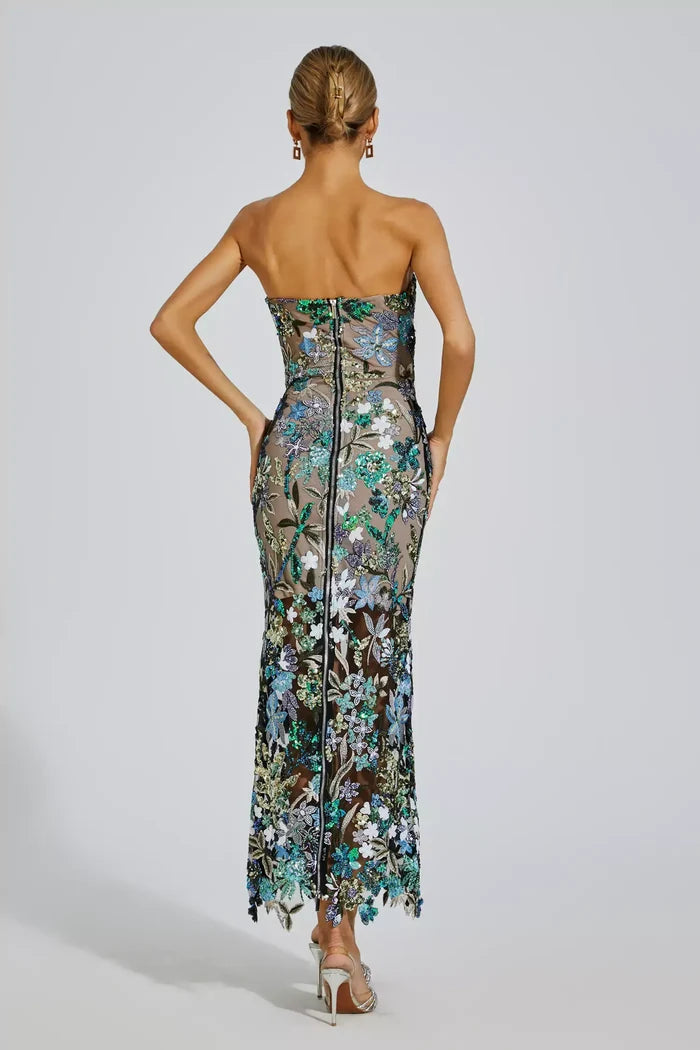 Estella Floral Midi Dress