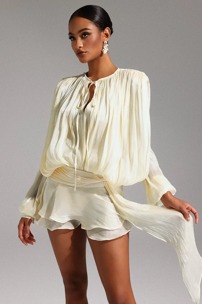 Eva Long Sleeve Mini Dresses