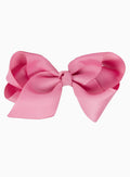 Lily Rose Clip Extra Large Bow Hair Clip in Dusky Pink