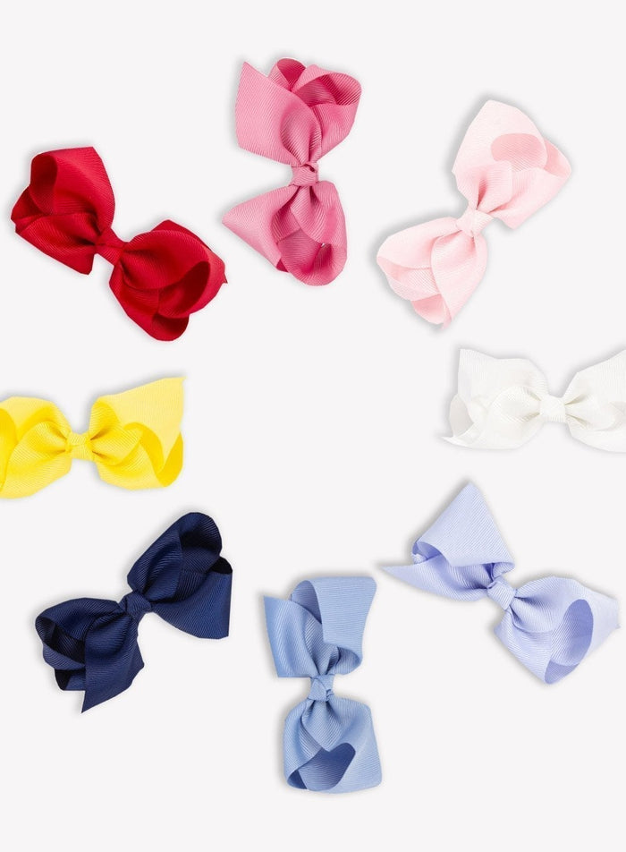 Lily Rose Clip Extra Large Bow Hair Clip in Lemon