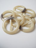 Faux Horn Large Round Slider 7cm