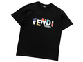 Fendi Multi Color Tee Black