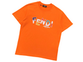 Fendi Multi Color Tee Orange