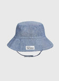 Flap Happy Sun Hat Flap Happy Crusher Hat in Chambray