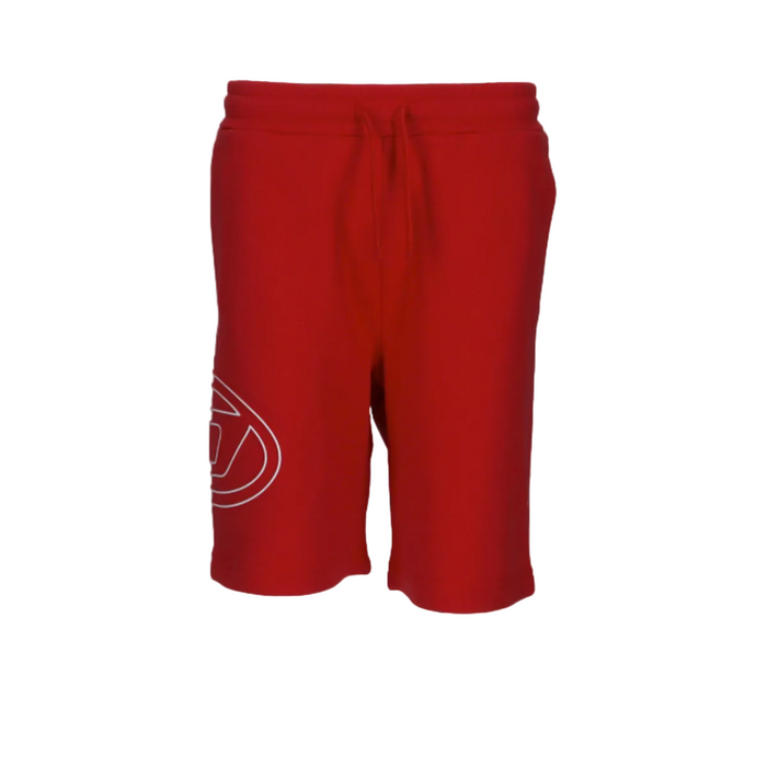 Fleece Shorts With Oval D Logo