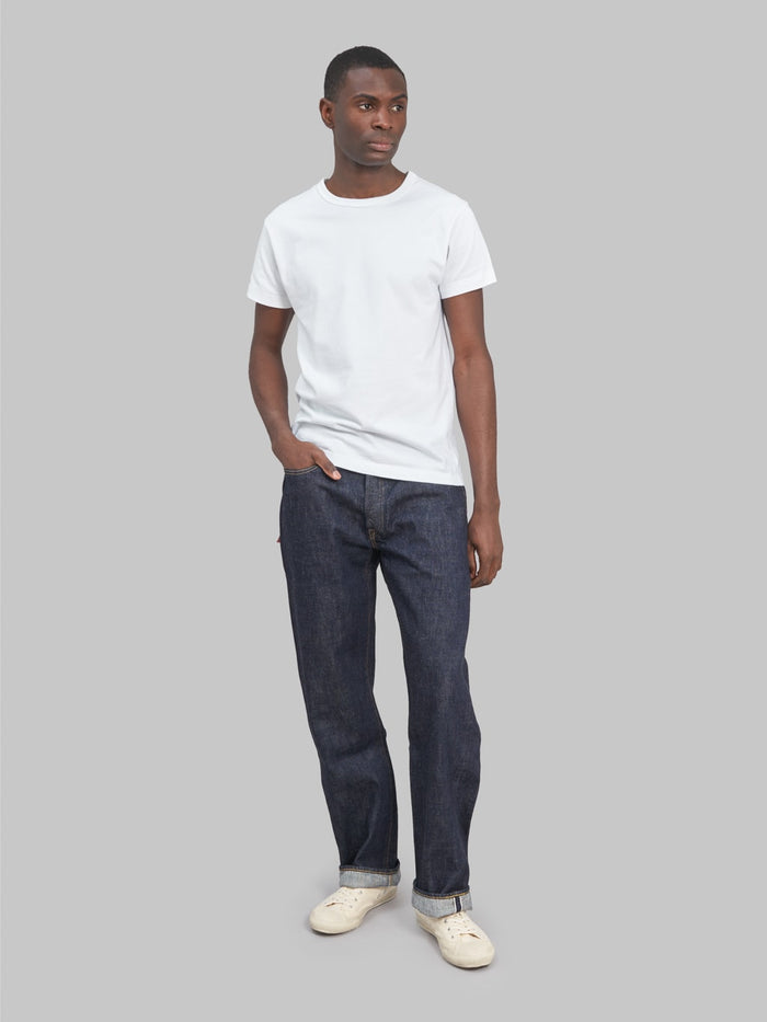 fullcount 0105 wide selvedge denim front look