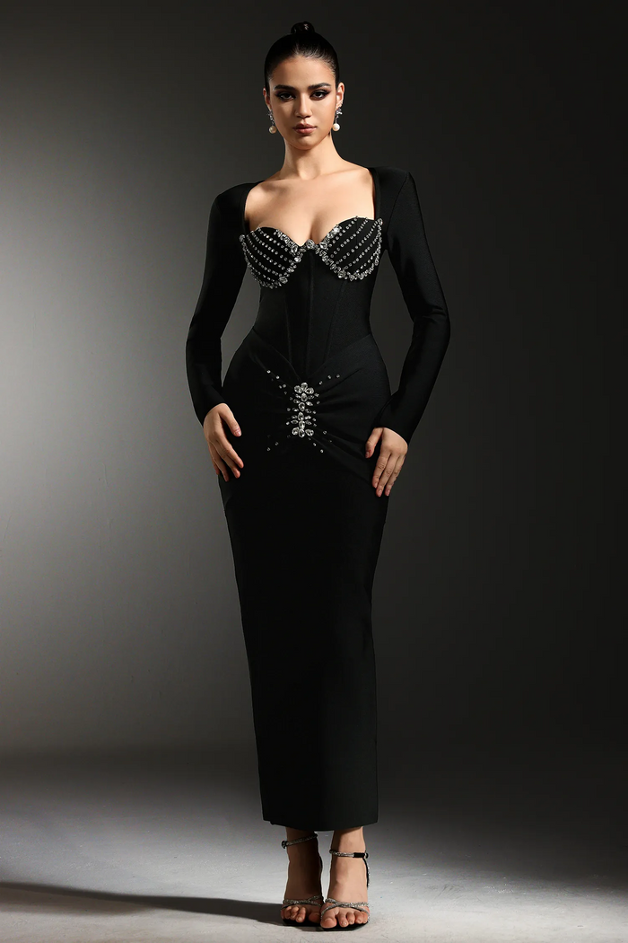 Gabrielle Crystal Corset Elegance Gown