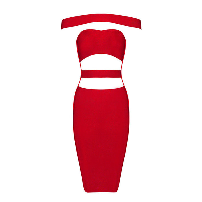 Galilea Off-Shoulder Bodycon Mini Dress