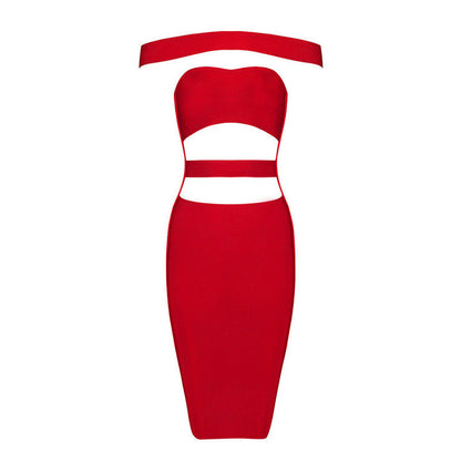 Galilea Off-Shoulder Bodycon Mini Dress