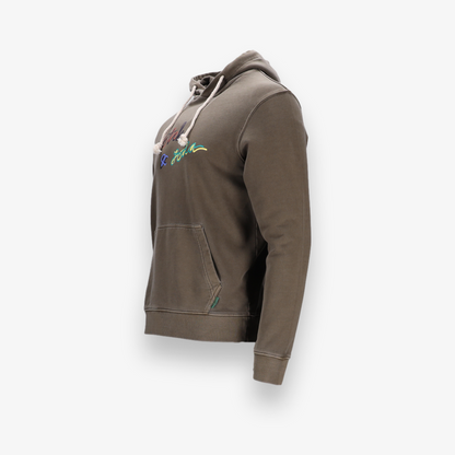 Garment Dye Logo Pullover Hoodie
