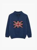 Thomas Brown Jumper George Half-Zip Jumper