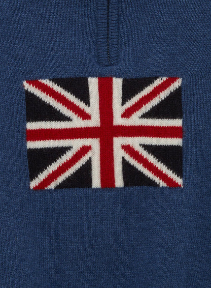 Thomas Brown Jumper George Half-Zip
