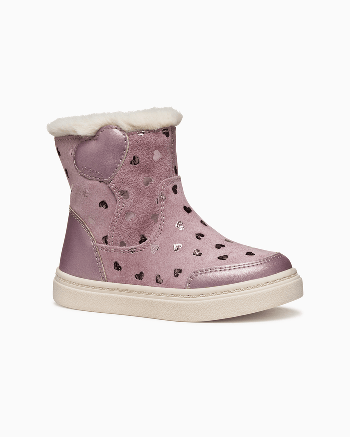 Geox Boots Geox Nashik Baby Girl Boots in Rose