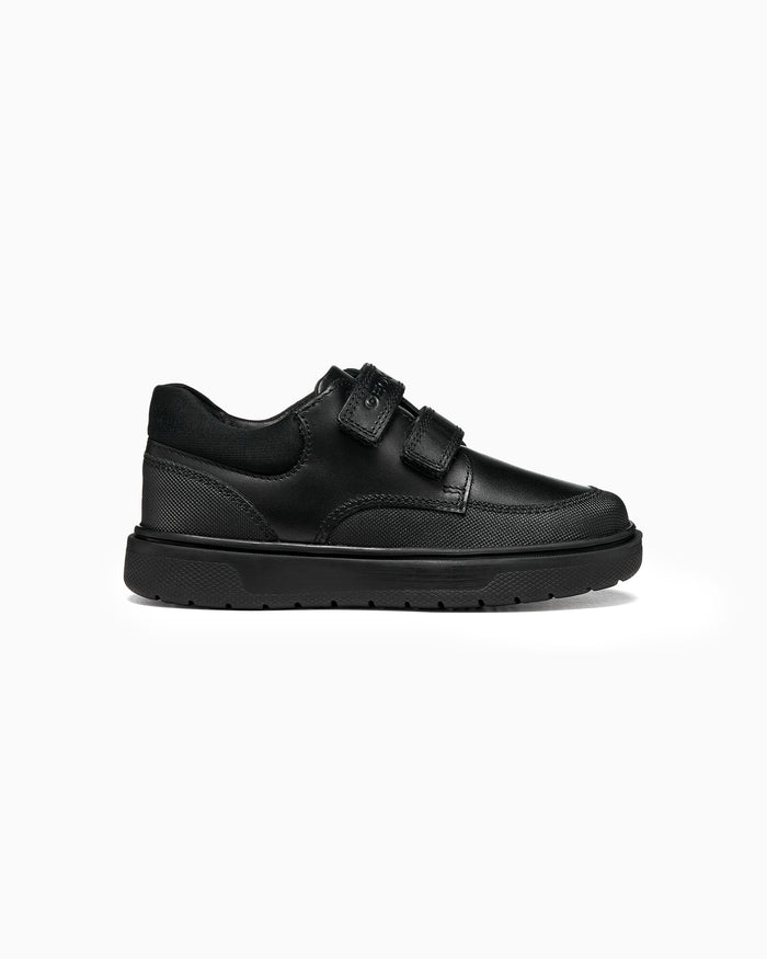 Geox School Shoes Geox Riddock Boys School Shoes in Black