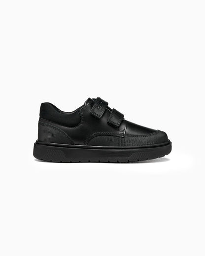 Geox School Shoes Geox Riddock Boys School Shoes in Black