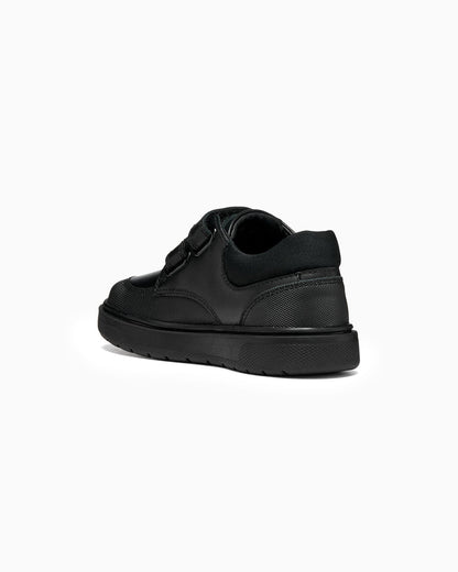 Geox School Shoes Geox Riddock Boys School Shoes in Black