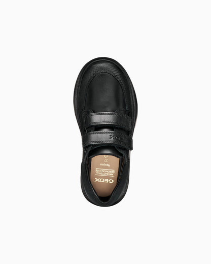 Geox School Shoes Geox Riddock Boys School Shoes in Black