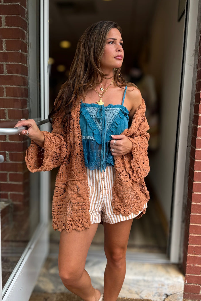 Ginger Crochet Sweater