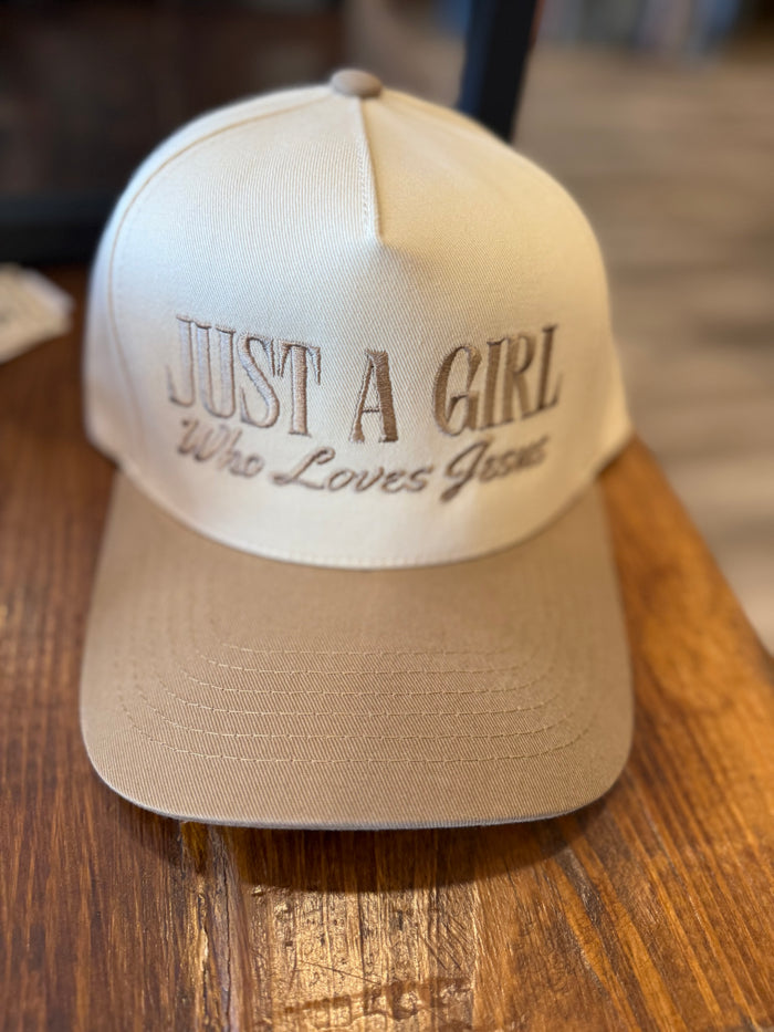 Girl Who Loves Jesus Hat