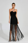 Giselle Strap Luxury Diamonds Dress