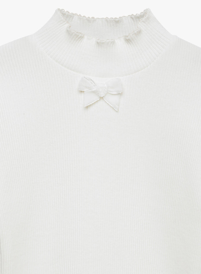 Confiture Top Grace Bow Top in Winter White