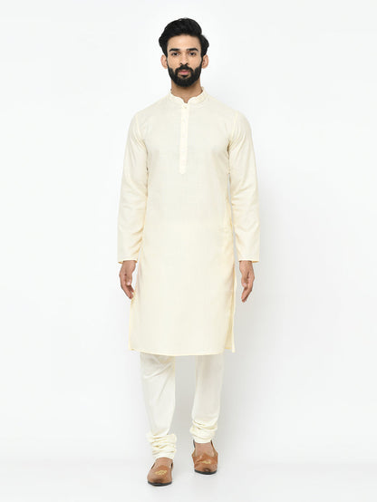 Green Silk Blend Solid Sherwani Achkan Churidar