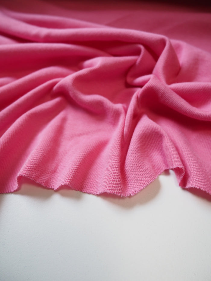 Guava Cotton 1x1 Jersey