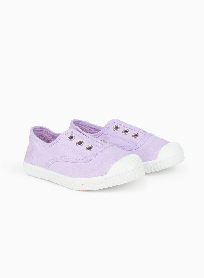 Hampton Canvas Canvas Shoes Hampton Canvas Plum Plimsolls in Lavender