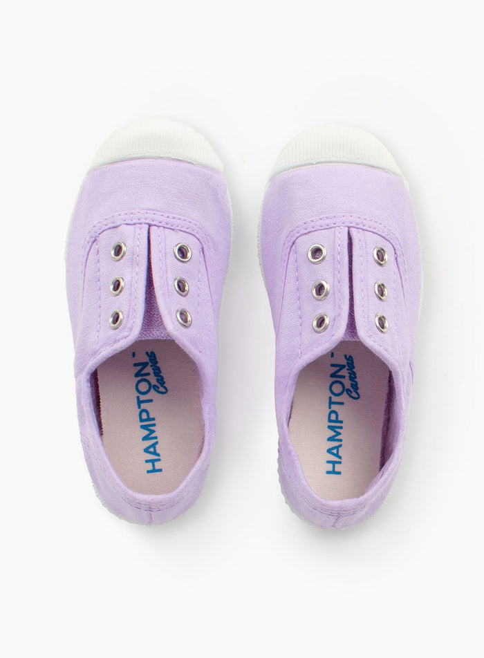 Hampton Canvas Canvas Shoes Hampton Canvas Plum Plimsolls in Lavender