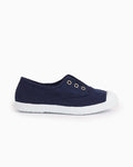 Hampton Canvas Canvas Shoes Hampton Canvas Plum Plimsolls in Navy