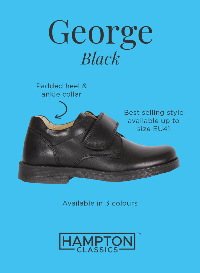 Hampton Classics School Shoes Hampton Classics George School Shoes in Black