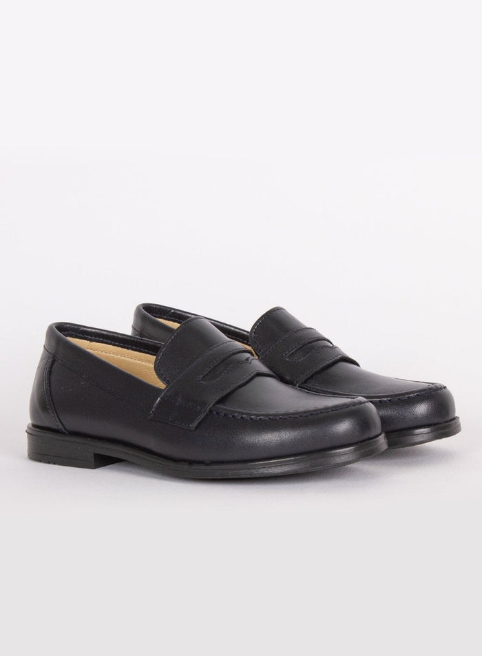 Hampton Classics School Shoes Hampton Classics Hugo School Shoes in Navy - Trotters Childrenswear