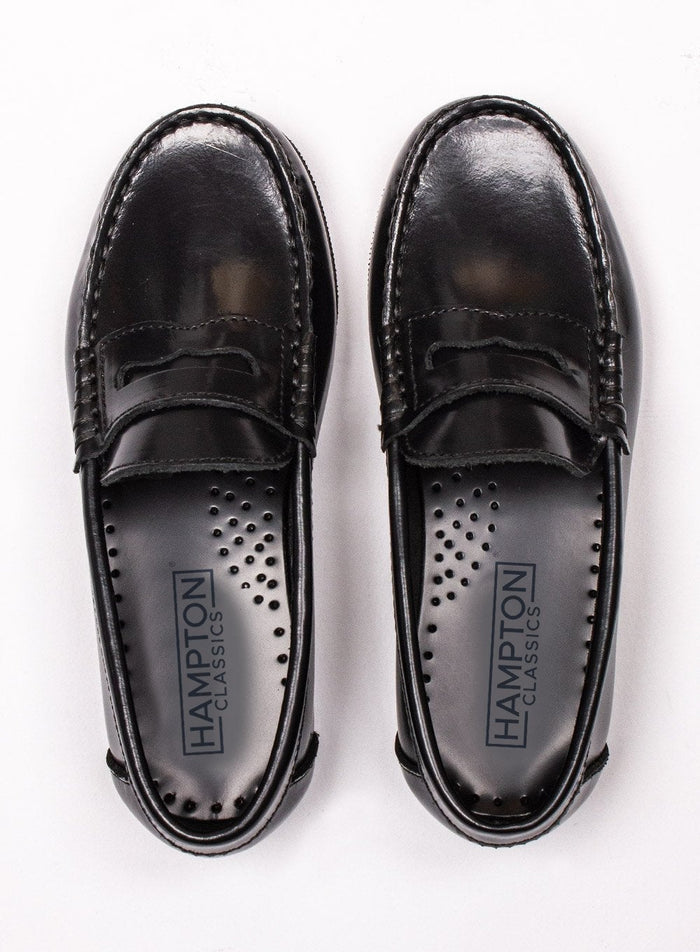 Hampton Classics School Shoes Hampton Classics Penny Loafer in Black