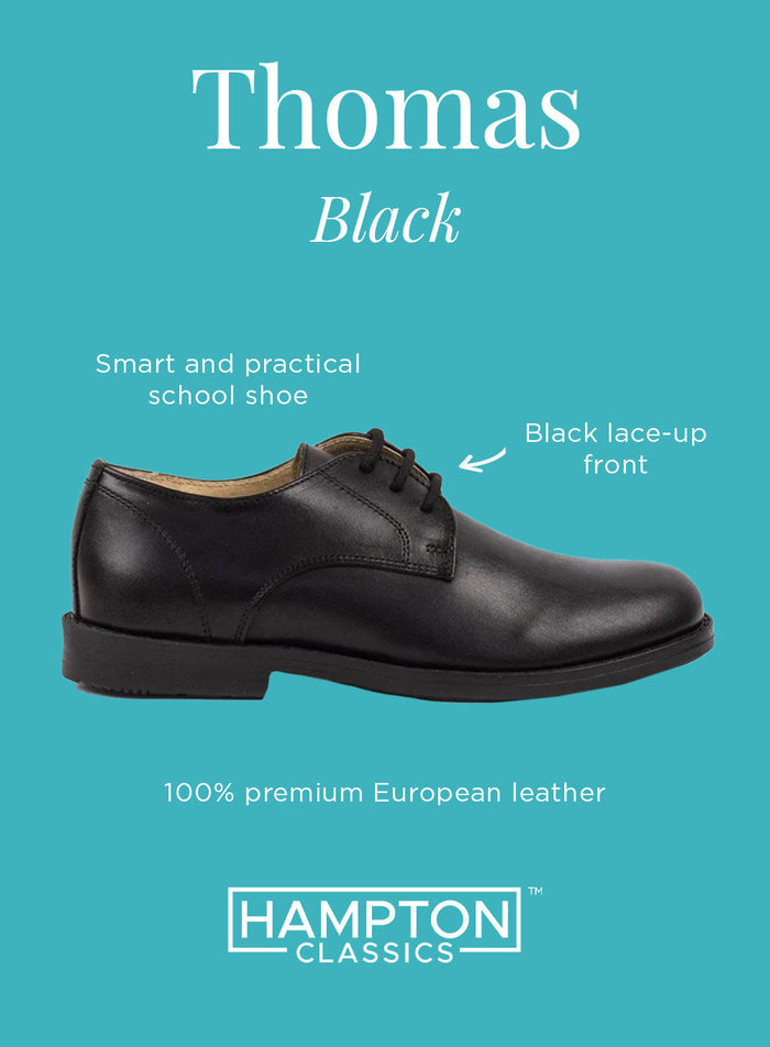 Hampton Classics School Shoes Hampton Classics Thomas School Shoes in Black