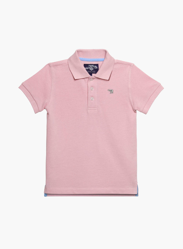 Thomas Brown Polo Harry Piqué Polo in Pink