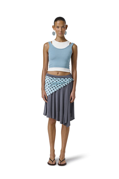 Model is 5'9.5 and wears size XS.